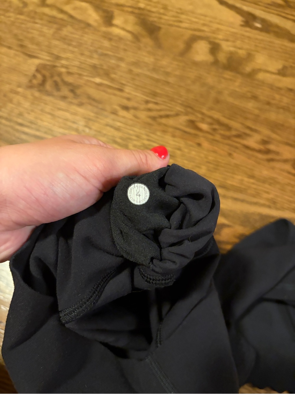 lululemon athletica Black Scalloped Waist Leggings - Picture 3 of 5
